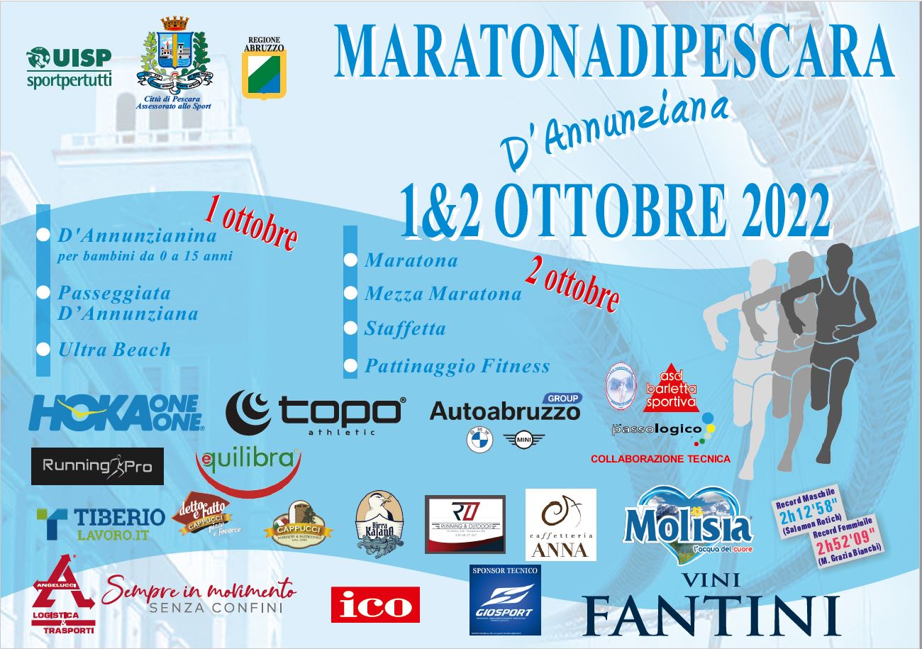Volantino Maratona Pescara 2022